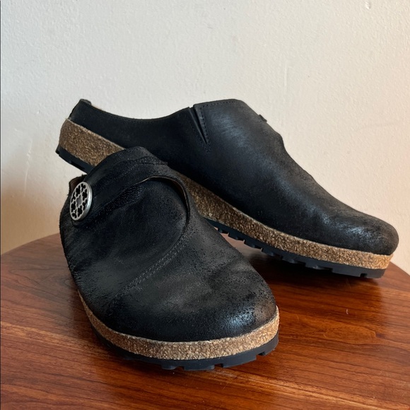 Haflinger Black Suede slip on - Picture 1 of 10